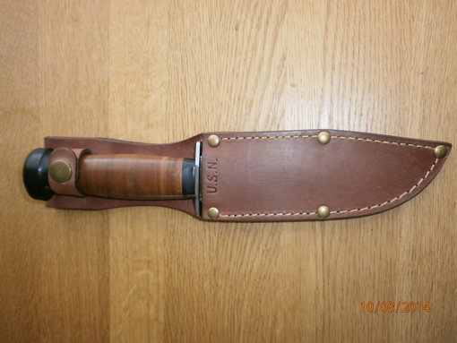 USN Mark 1 & Leather Sheat