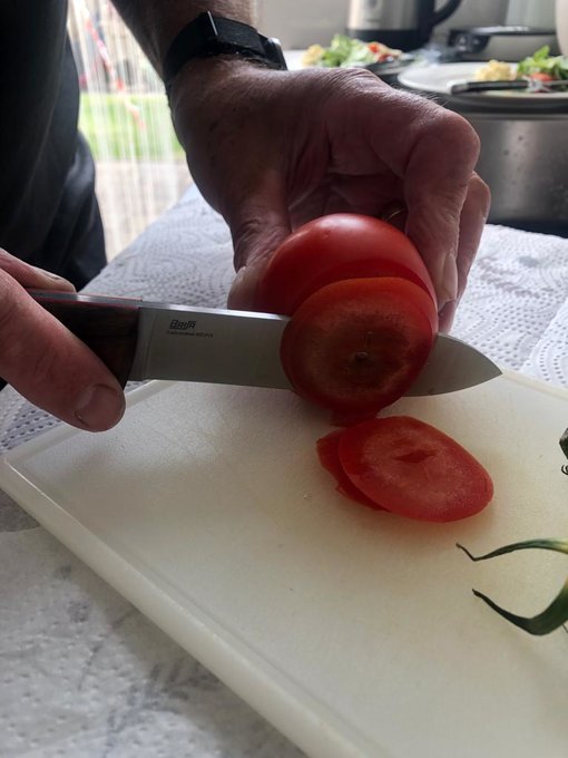 Tomaten snijden Tomaten snijden